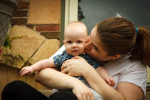 Sonja at eight months